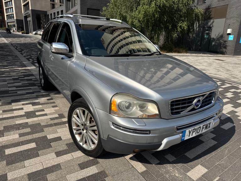 2010 VOLVO XC90 EXECUTIVE D5 AWD GEARTRONIC AUTO 2.4 DIESEL SILVER+ 7 SEATER 5dr