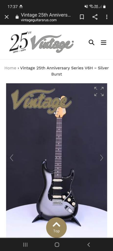 Vintage 25th anniversary stratocaster