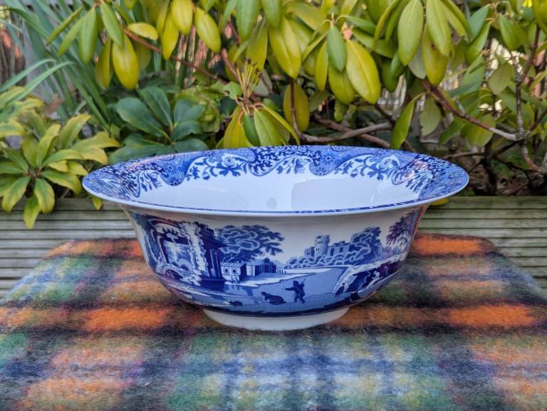 Spode Blue Italian 200th Anniversary Bowl