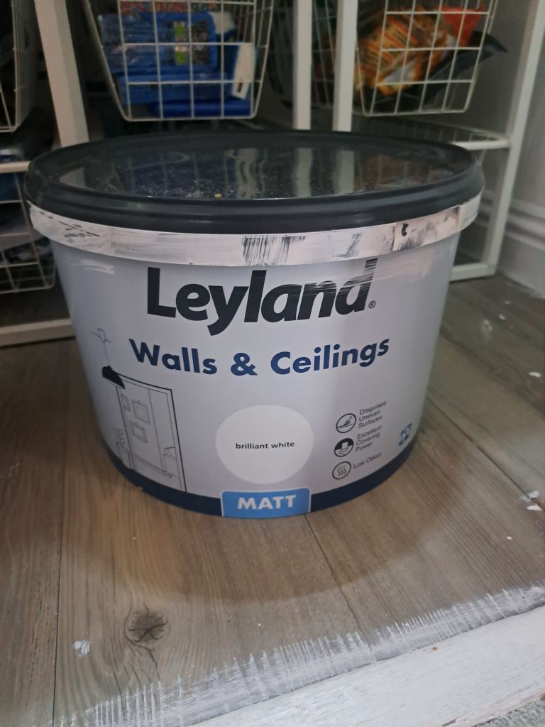 Leyland Walls & Ceilings Matt Paint - Brilliant White