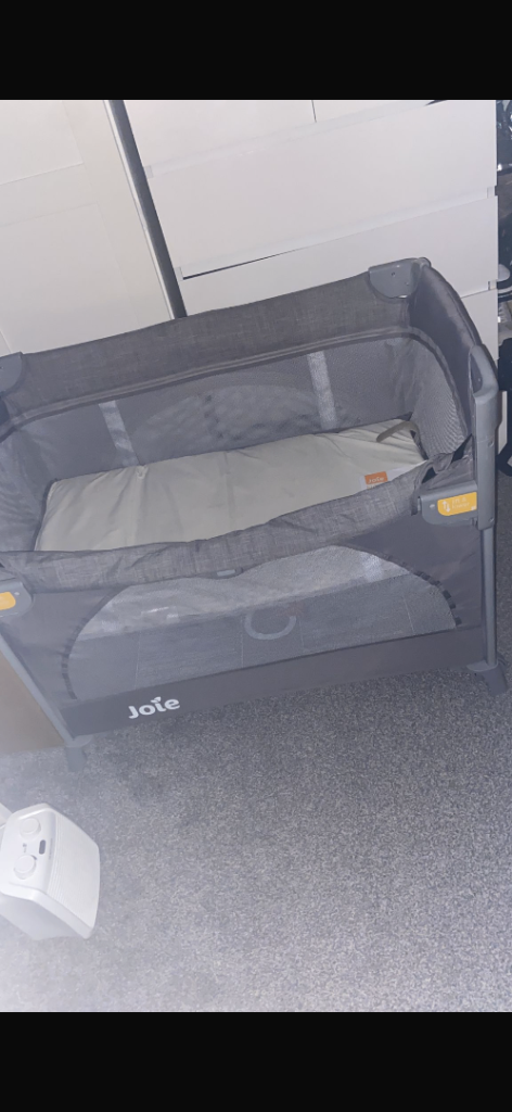 Joie Travel Cot - Grey, Good Condition