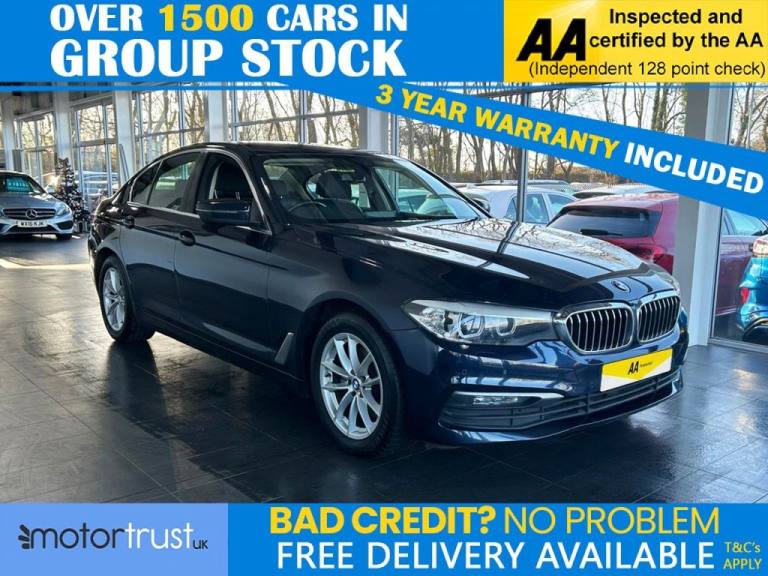 2019 BMW 5 Series 2.0 520i GPF SE Saloon 4dr Petrol Auto Euro 6 (s/s) (184 ps) FULL BMW S/H!  Sal...