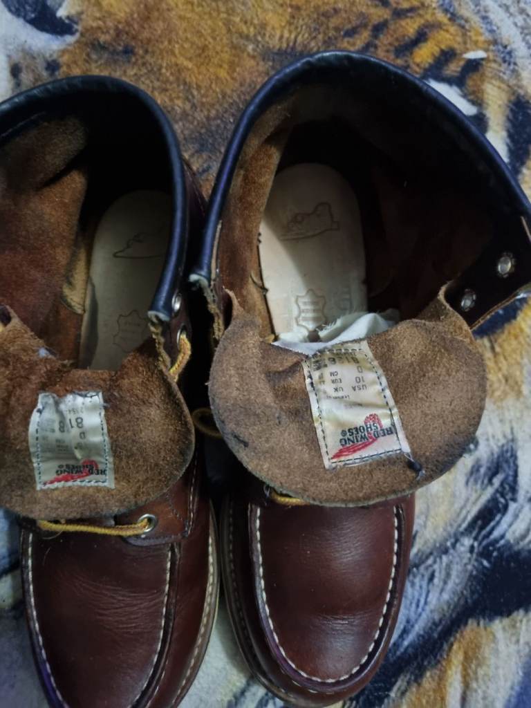8138 retro red wing  moch style boots