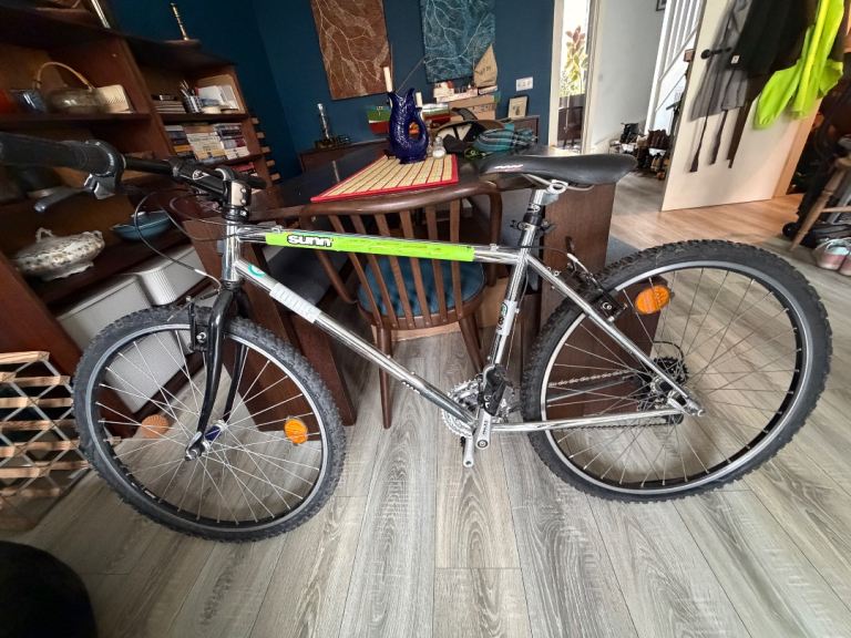  Sunn Tox Bike - Chrome Frame with Green Detail