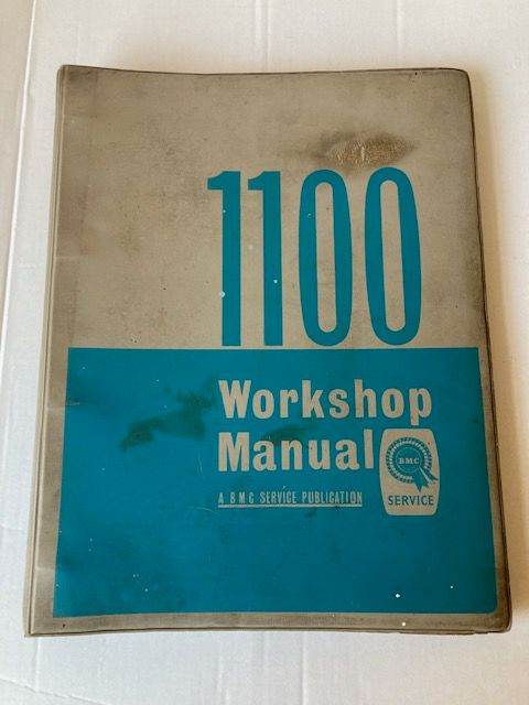 BMC 1100/1300, Austin Morris Wolseley Riley Kestrel factory issue workshop manual, ring binder type