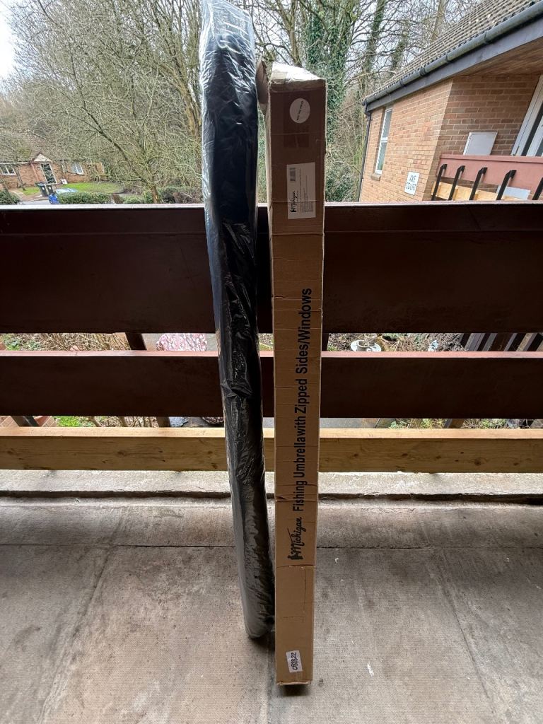 Brand New Michigan fishing umbrella with side windows 