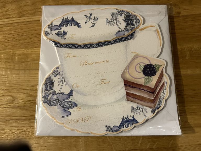 x10 Tea Party invitations brand new for a £2