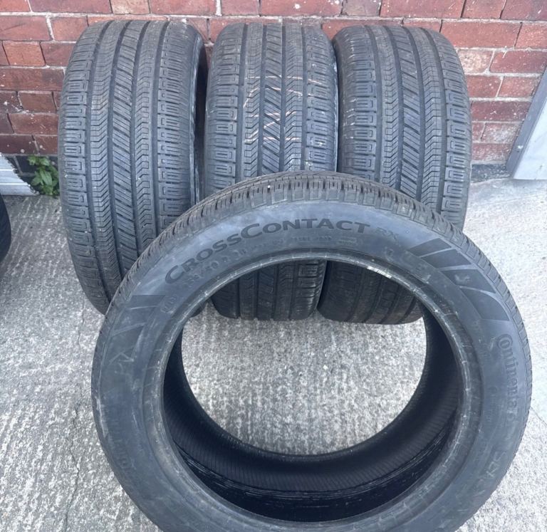 X4 255/50/20 Continental Cross Contact Rx Xl Free Fitting And Balancing