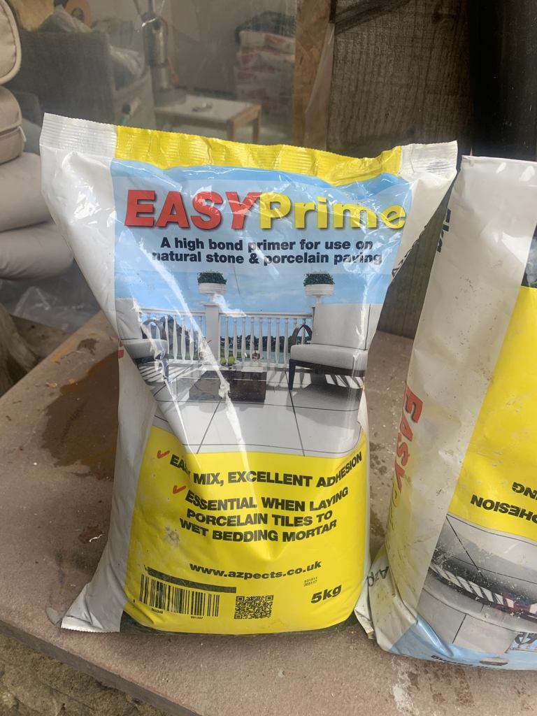 Easy prime for porcelain/natural stone
