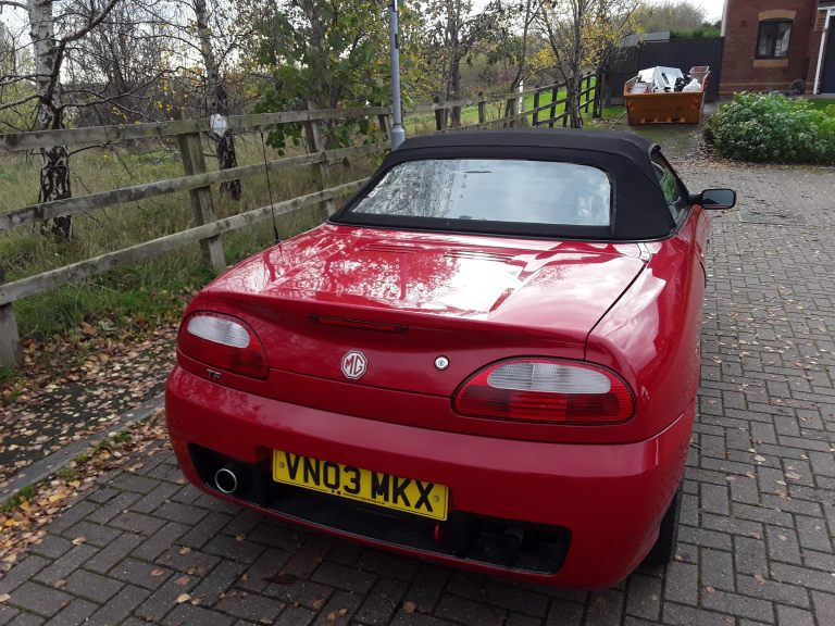 MGTF, Convertible, 2003, Manual, 1796 (cc), 2 doors