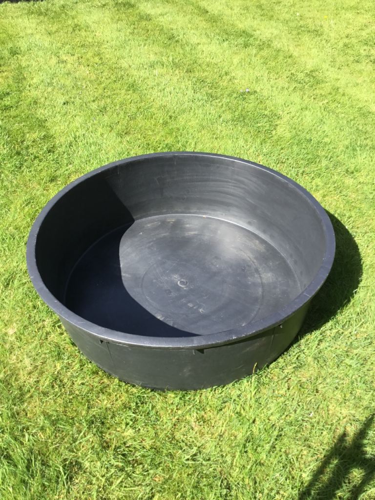 Pond sump / reservoir , duck pond , pet bath , koi treatment bath 