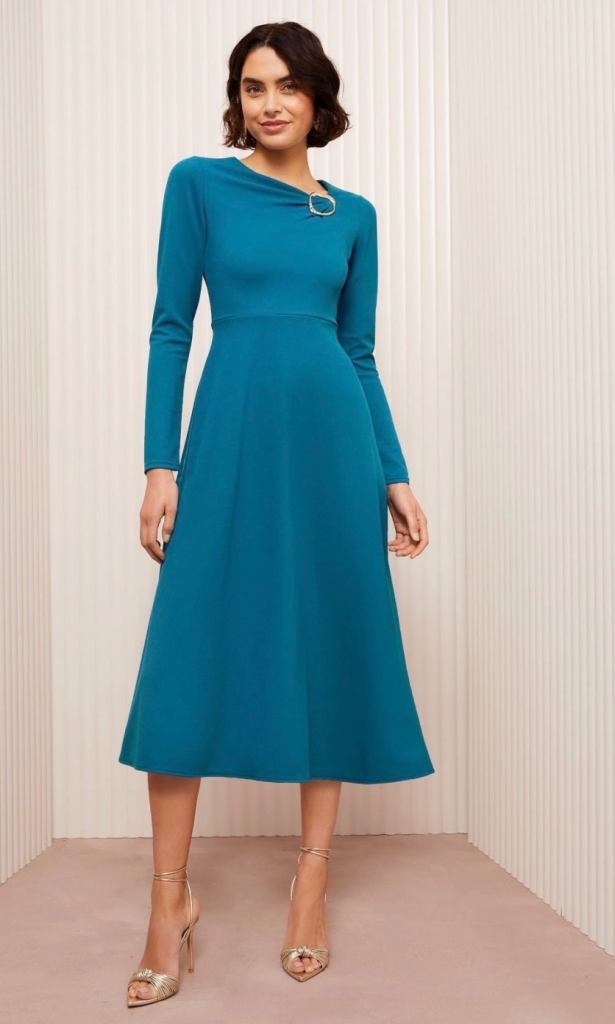 Friends Like These Teal Dress UK Size 10 – As Good As New