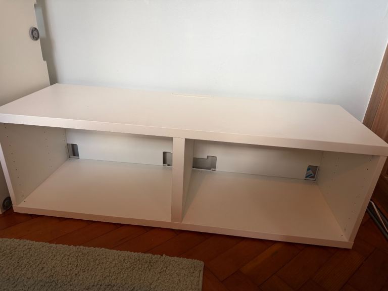 IKEA Besta tv bench white