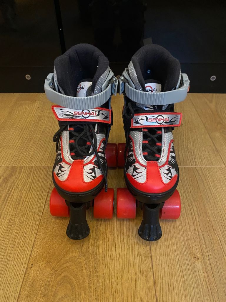 Quad Skates Red/Black Size 1-3