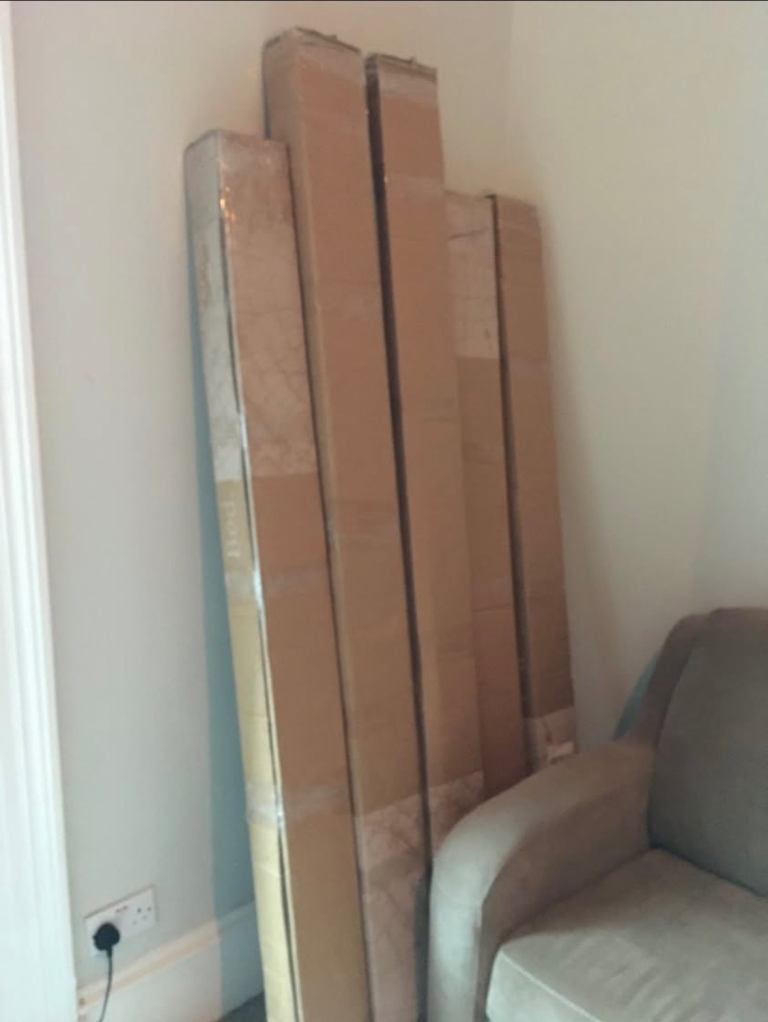 Unopened super king bed frame