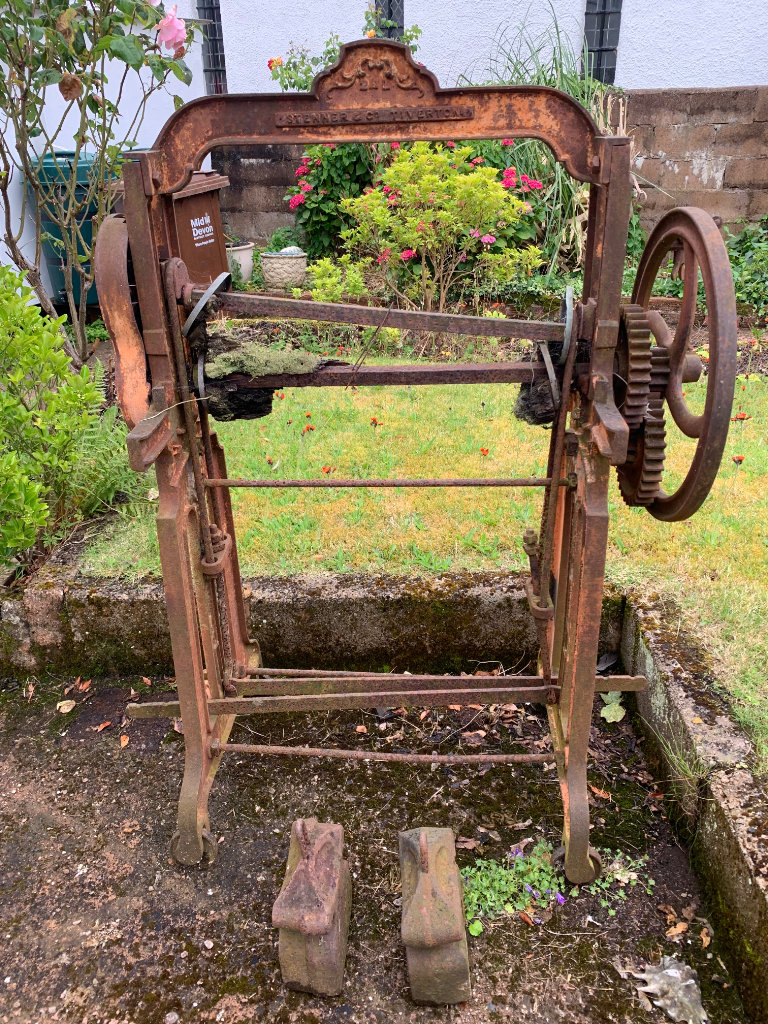 Antique Cast iron washing mangle, Stenners of Tiverton