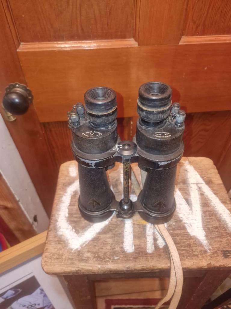 Barr & Stroud Military Binoculars WW2 7xCF41 with case