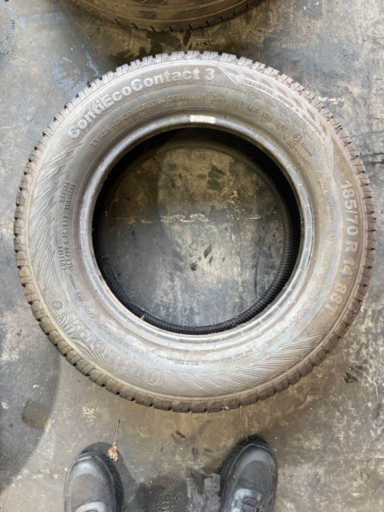 185/70/14 88T Part Worn Continental Tyre