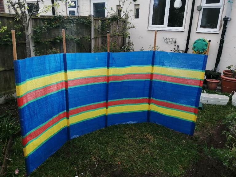 Job Lot: 2x Large Multi-Color Beach Windbreakers