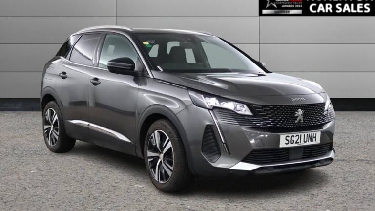 2021 Peugeot 3008 1.2 PureTech GT SUV 5dr Petrol Manual Euro 6 (s/s) (130 ps) HATCHBACK Petrol Ma...