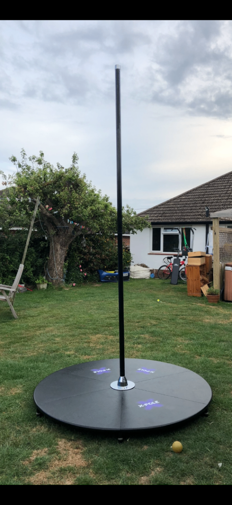 X-Pole X-Stage Lite – 45mm black powder coated