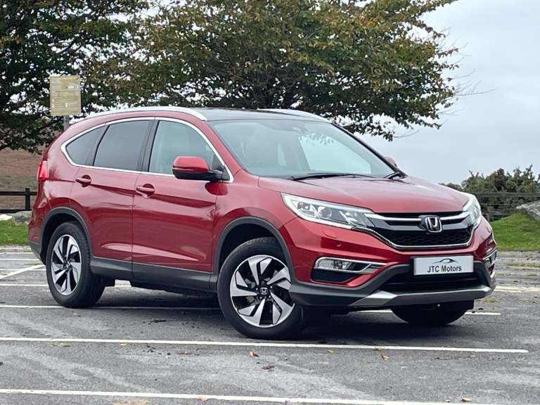 HONDA CR-V 1.6 i-DTEC 160 EX 5dr Auto, diesel, red + full service history 2017