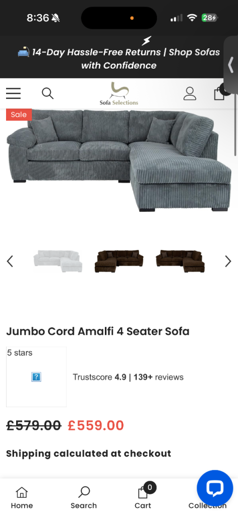 Corner sofa