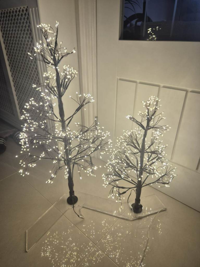 Pre-Lit Mini Christmas Trees