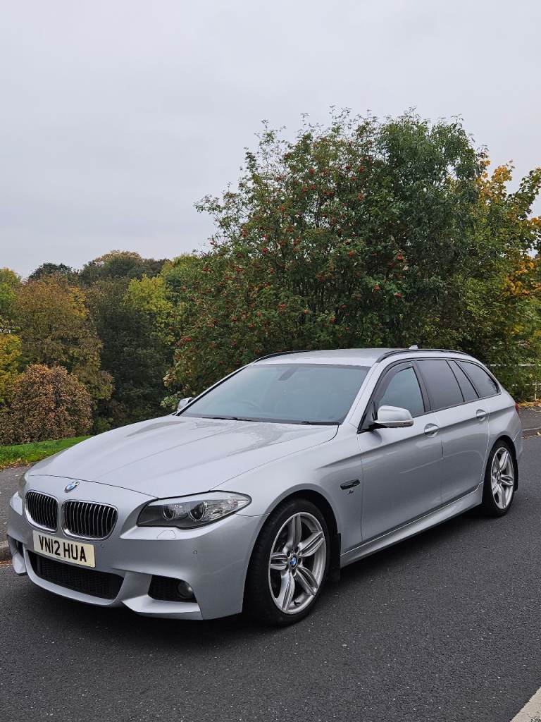 AUTOMATIC 2012 BMW 520D M SPORT TOURING, 12 MONTHS MOT 
