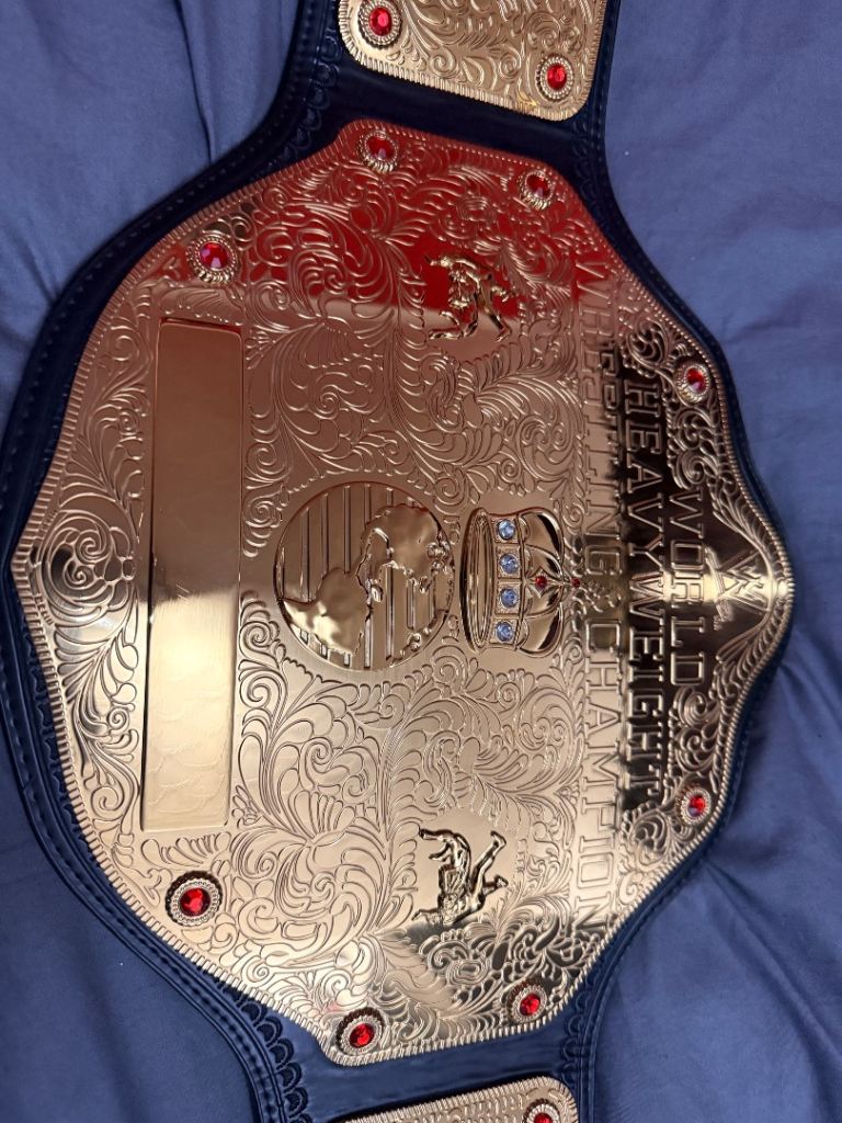 WWE Replica World Heavyweight Championship belt