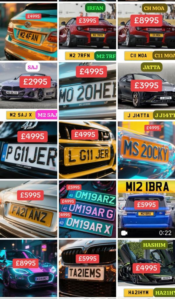 Cherished Number Plate, for Sale-
