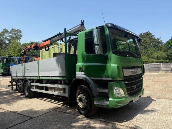 Daf CF320 Rear Mounted Block Grab Remote Crane 