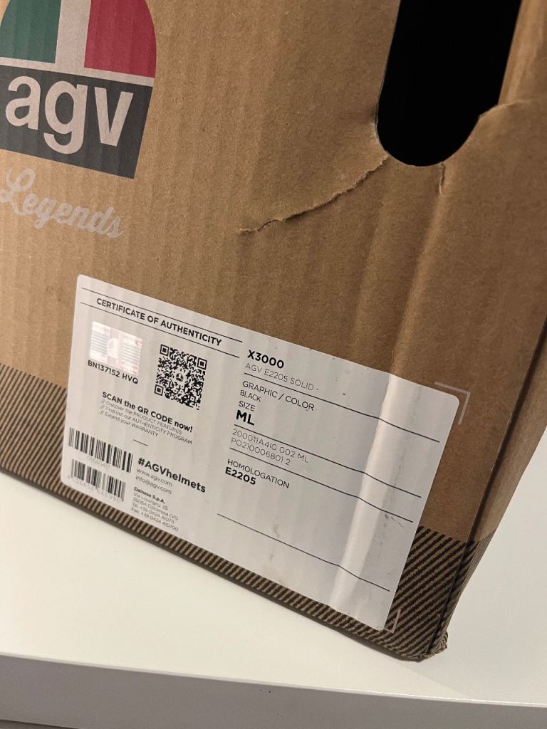 AGV X3000 motorcycle helmet 