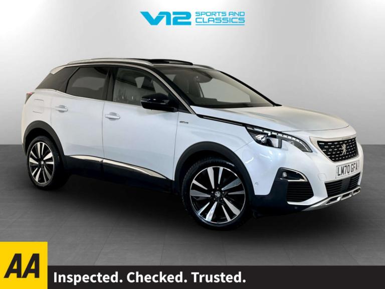 2020 Peugeot 3008 1.2 PureTech GT Line Premium SUV 5dr Petrol EAT Euro 6 (s/s) (130 ps) SUV Petro...
