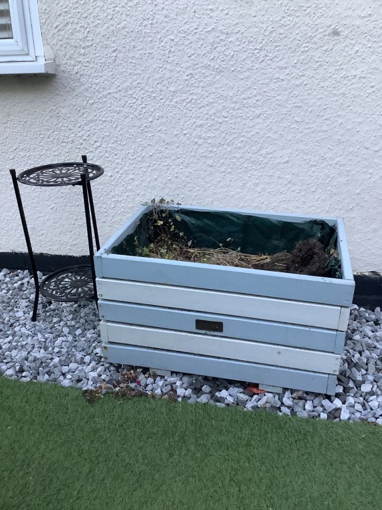 Wooden Garden Planter Box & plant stand