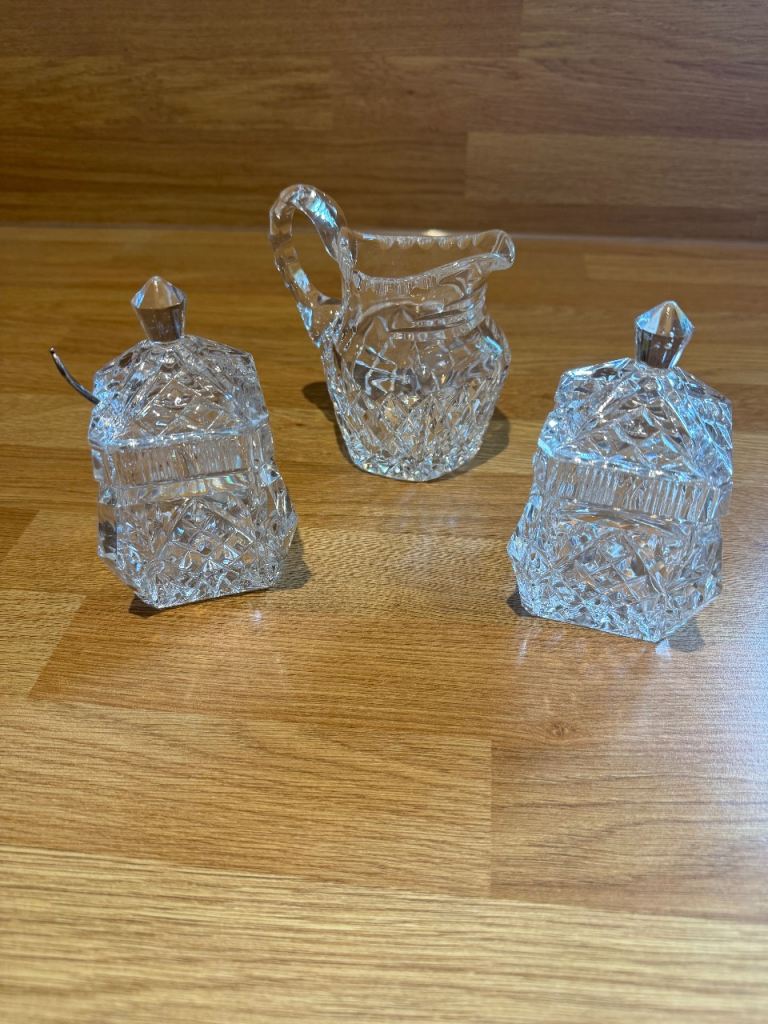 Crystal milk jug