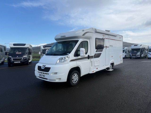 2012 ELDDIS AUTOQUEST 140 4 BERTH FIXED BED MOTORHOME WITH ONLY 45K MILES ANDERSON MOTORHOME SALES 