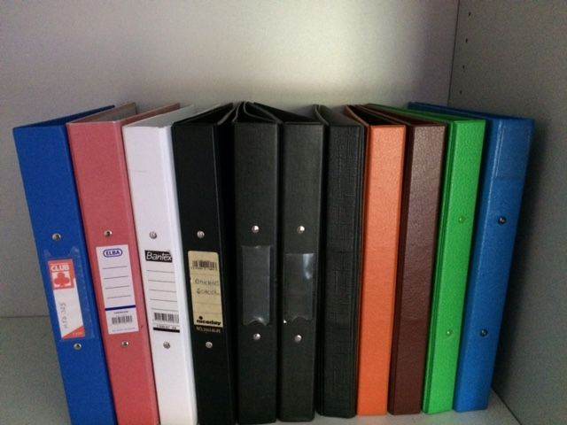 Ring Binders / Files – Job lot of 11 ring binders