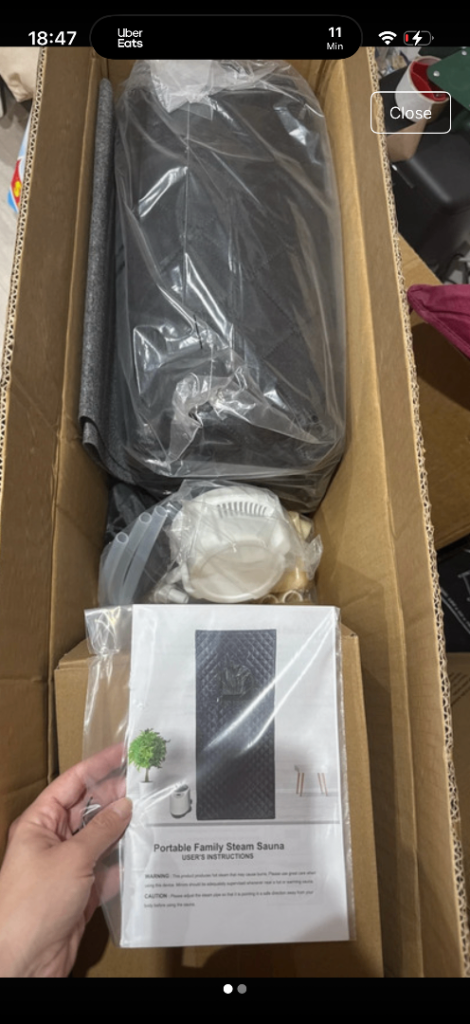 Portable Family Steam Sauna – Brand New in Box
