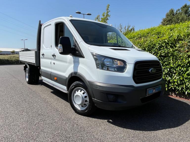 2019 Ford Transit 350 FACTORY DOUBLE UTILITY CAB TIPPER  TWIN WHEEL Euro 6