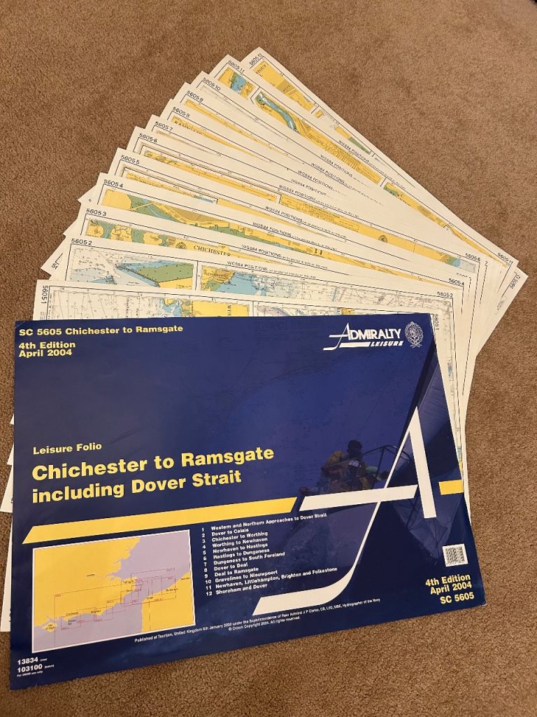 Admiralty Chart Folio SC5605 - 4th Edition - Chichester to Ramsgate incl Dover Strait