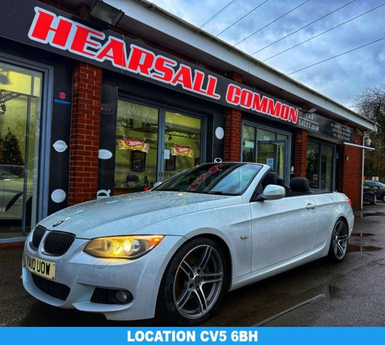 2010 10 BMW 3 SERIES 3.0 325I M SPORT CONVERTIBLE 2DR PETROL STEPTRONIC EURO 5 (
