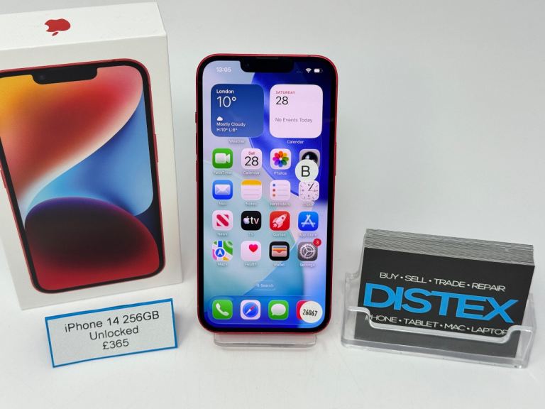 Apple iPhone 14 256GB Unlocked Red Boxed | WARRANTY