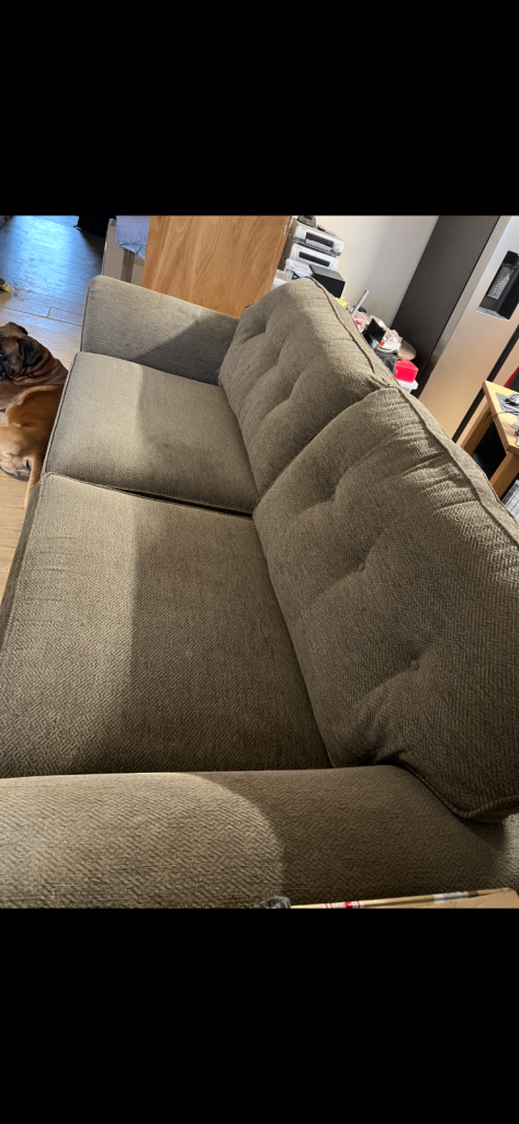 image for Grey large sofa