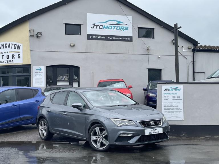 SEAT LEON 1.4 TSI 125 FR Technology 5dr Man, petrol, grey + good history 2018