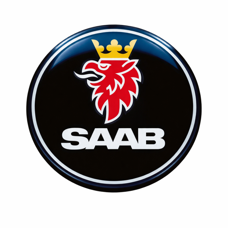 SAAB Black Body & Interior 50mm Emblem
