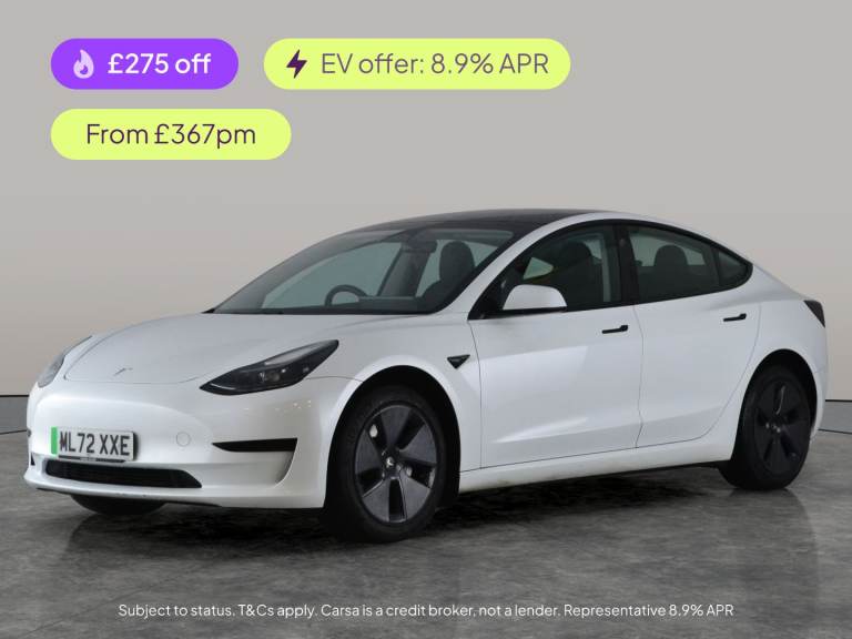 2022 Tesla Model 3 Saloon 4dr Electric Auto RWD (241 bhp) - PARK ASSIST - LED - REVERSE CAM Saloo...