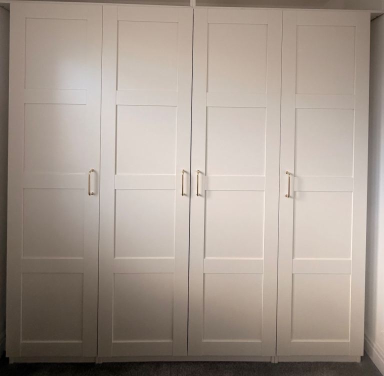 IKEA PAX White Beige Wardrobe 