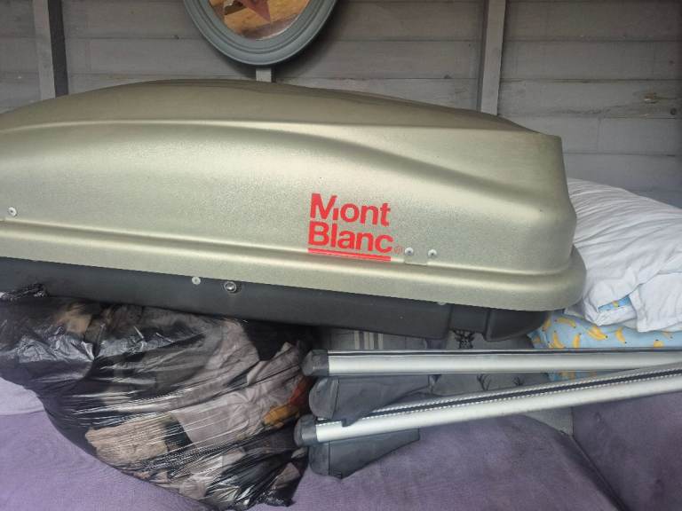 Mont blanc roof box and roof bars, with instructions 