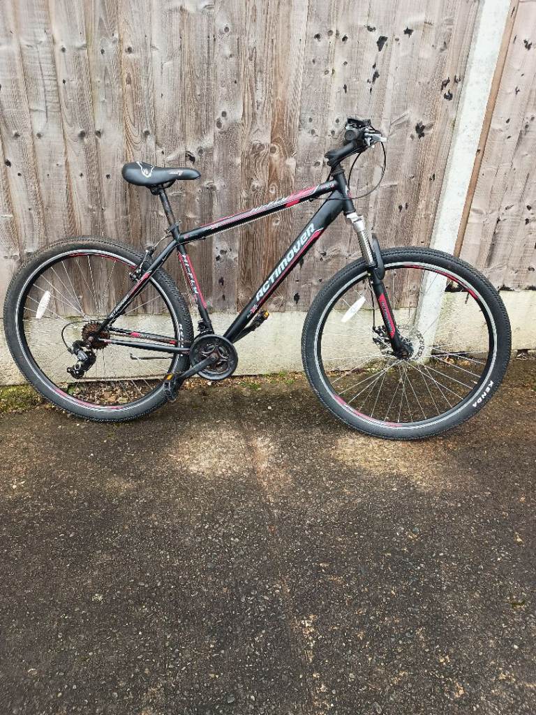 Mens actimover 29er mountain bike 19in frame 21sp 29er wheels front disc/suspension 